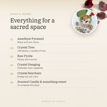 The Sacred Corner Gift Set benefits – World of Oorja