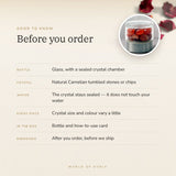 Carnelian Water Bottle – good to know before you order