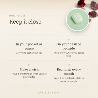 Jade Tumble Stones – keep it close, how to use and where to keep it
