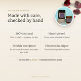 The Oorja promise – Amethyst Crystal Candle