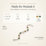 Made for Mulank 5 – birth dates, ruling planet Mercury and crystals Citrine and Green Aventurine