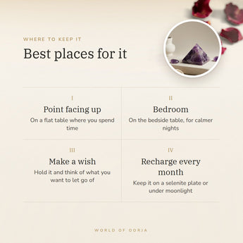Amethyst Pyramid – best places for it, how to use and where to keep it