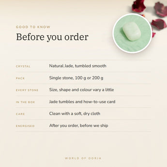 Jade Tumble Stones – good to know before you order