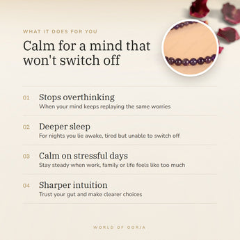 Amethyst Necklace benefits – World of Oorja