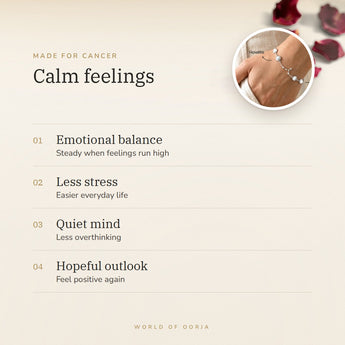 Cancer constellation bracelet benefits – World of Oorja