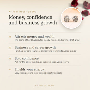 Raw Pyrite Studs benefits – World of Oorja