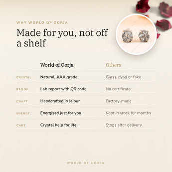 Why World of Oorja – Raw Pyrite Studs made for you, handcrafted in Jaipur