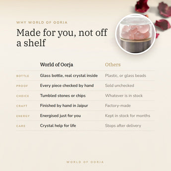 Why World of Oorja – Rose Quartz Water Bottle
