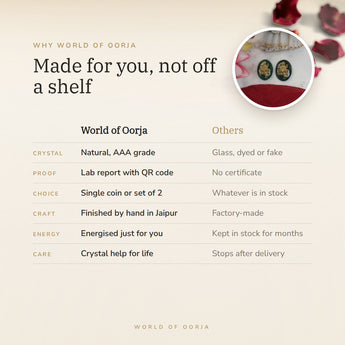 Why World of Oorja – Lakshmi & Shree Yantra Jade Coin