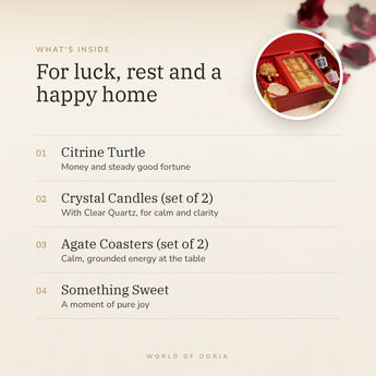 The Golden Home Gift Set benefits – World of Oorja