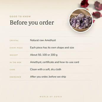 Raw Amethyst – good to know before you order