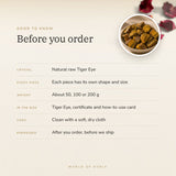 Raw Tiger Eye – good to know before you order