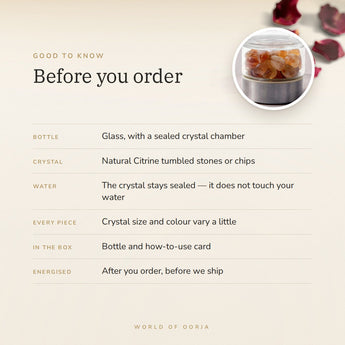 Citrine Water Bottle – good to know before you order