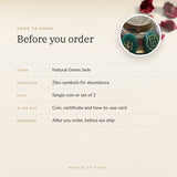 Green Jade Zibu Coin – good to know before you order