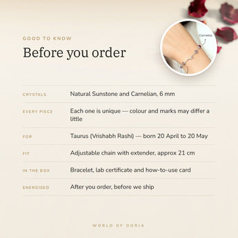 Taurus constellation bracelet – before you order