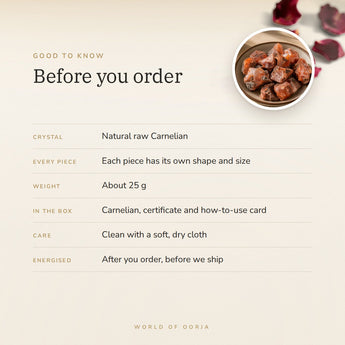 Raw Carnelian – good to know before you order