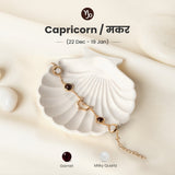 Capricorn constellation bracelet in gold