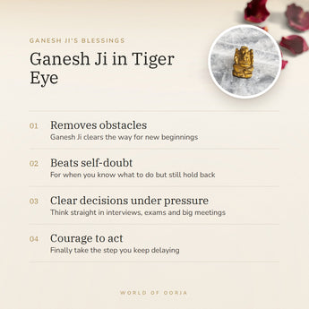 Tiger Eye Ganesh Ji Murti benefits – World of Oorja