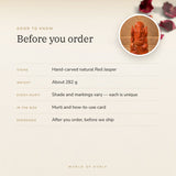 Red Jasper Ganesh Ji Murti (282 g) – good to know before you order