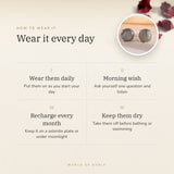 How to wear your Labradorite Studs – daily wear, recharge on selenite or moonlight