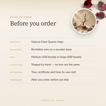 Clear Quartz Crystal Tree – good to know before you order