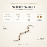 Made for Mulank 3 – birth dates, ruling planet Jupiter and crystals Citrine and Tiger Eye