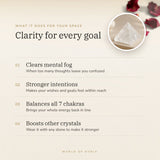 Clear Quartz Pyramid benefits – World of Oorja