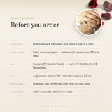 Scorpio constellation bracelet – before you order