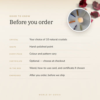 Crystal Wand – good to know before you order