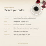 Black Tourmaline Tumble Stones – good to know before you order