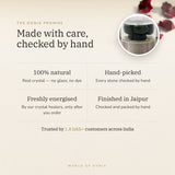 The Oorja promise – Green Aventurine Water Bottle