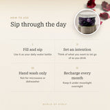 Amethyst Water Bottle – sip through the day, how to use and where to keep it