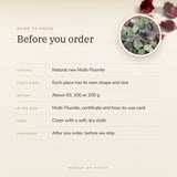 Raw Multi-Fluorite – good to know before you order