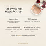 The Oorja promise – Leo bracelet, lab certified