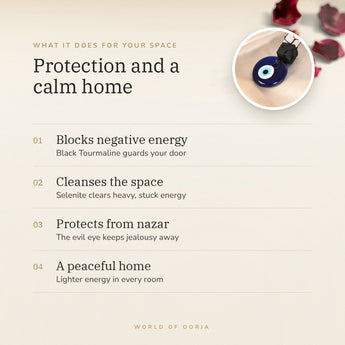 Black Tourmaline & Selenite Cubes Hanging benefits – World of Oorja