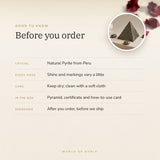 Pyrite Pyramid (Peru) – good to know before you order