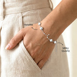 Wearing the Cancer constellation bracelet – silver