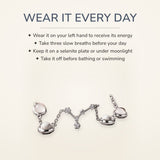 How to wear your Cancer Constellation Bracelet