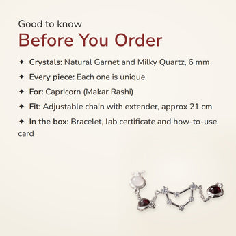 Capricorn Constellation Bracelet – good to know before you order