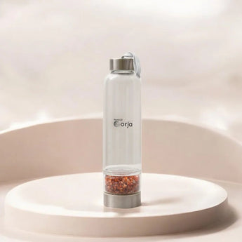 Carnelian Crystal Infused Water Bottle - WorldOfOorja