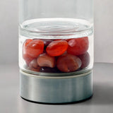 Carnelian Crystal Infused Water Bottle - WorldOfOorja