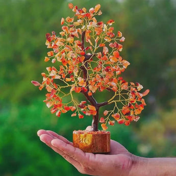 Carnelian Crystal Tree - WorldOfOorja
