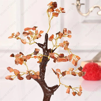 Carnelian Crystal Tree - WorldOfOorja