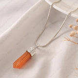 Carnelian Pencil Pendant - WorldOfOorja