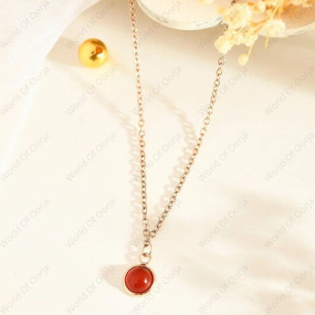 Carnelian Pendant - WorldOfOorja