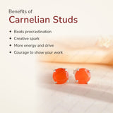 Benefits of Carnelian Studs – World of Oorja