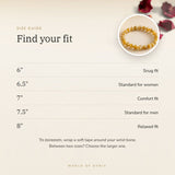 Cat's Eye bracelet size guide – 6 to 8 inch