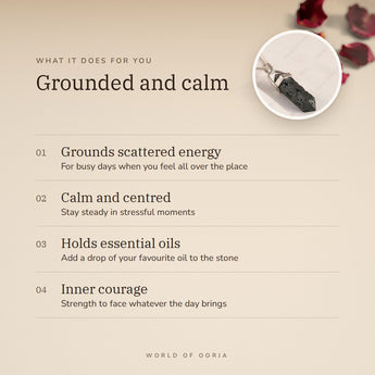 Molten Lava Pencil Pendant benefits – World of Oorja