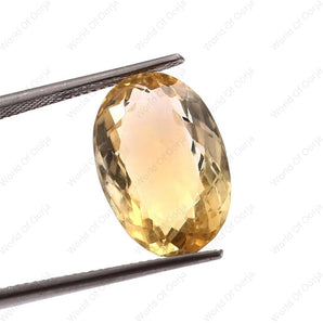 Citrine (10 Carat, 10.9 Ratti) - WorldOfOorja