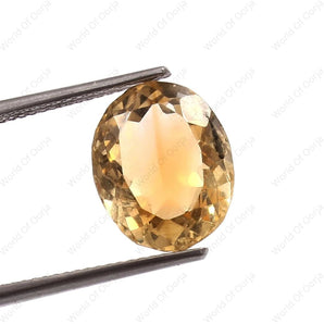 Citrine (5.5 Carat, 6.04 Ratti) - WorldOfOorja